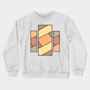 Satisfying colors with satisfying shapes and lines Crewneck Sweatshirt